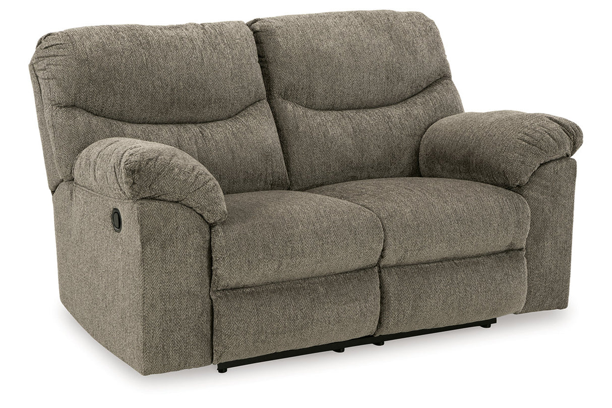Alphons Putty Reclining Sofa and Loveseat from Ashley - Luna Furniture