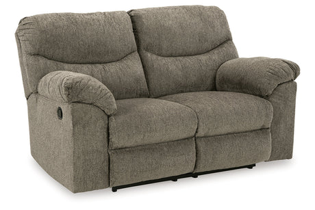 Alphons Putty Reclining Sofa and Loveseat from Ashley - Luna Furniture