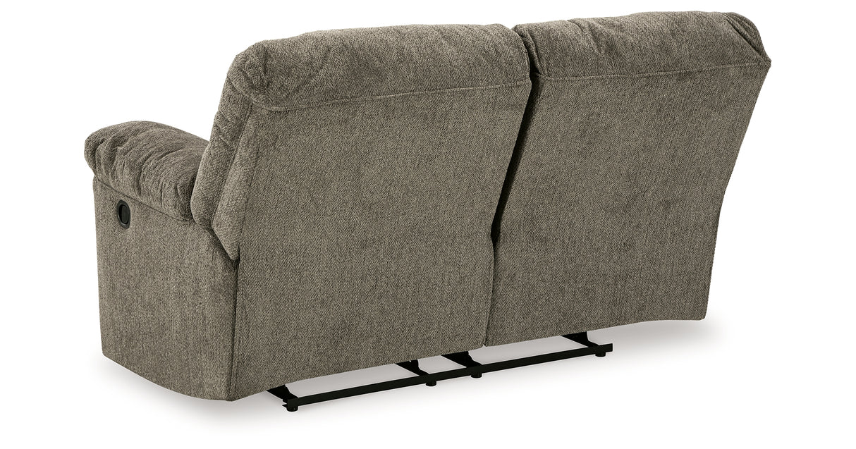 Alphons Putty Reclining Loveseat from Ashley - Luna Furniture