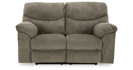 Alphons Putty Reclining Loveseat from Ashley - Luna Furniture