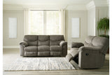 Alphons Putty Reclining Sofa and Loveseat from Ashley - Luna Furniture