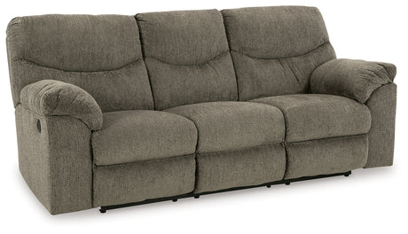 Alphons Putty Reclining Sofa from Ashley - Luna Furniture