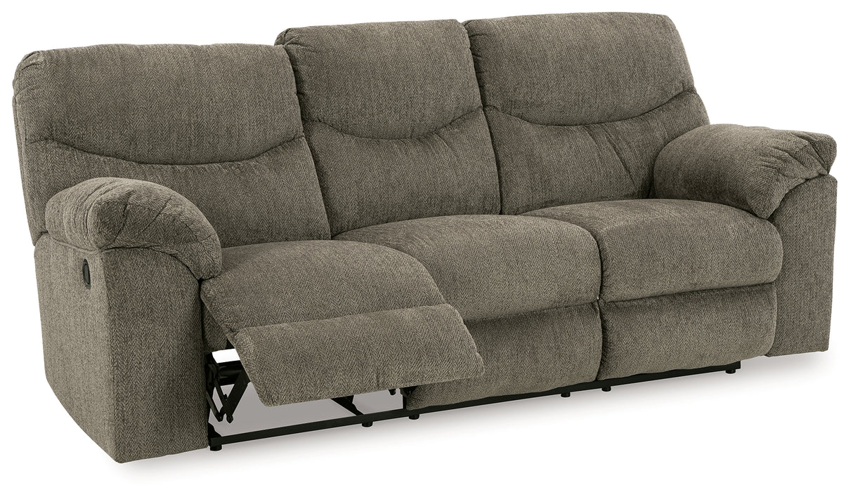 Alphons Putty Reclining Sofa from Ashley - Luna Furniture