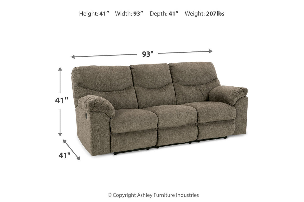Alphons Putty Reclining Sofa, Loveseat and Recliner from Ashley - Luna Furniture