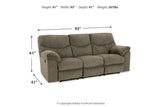Alphons Putty Reclining Sofa, Loveseat and Recliner from Ashley - Luna Furniture