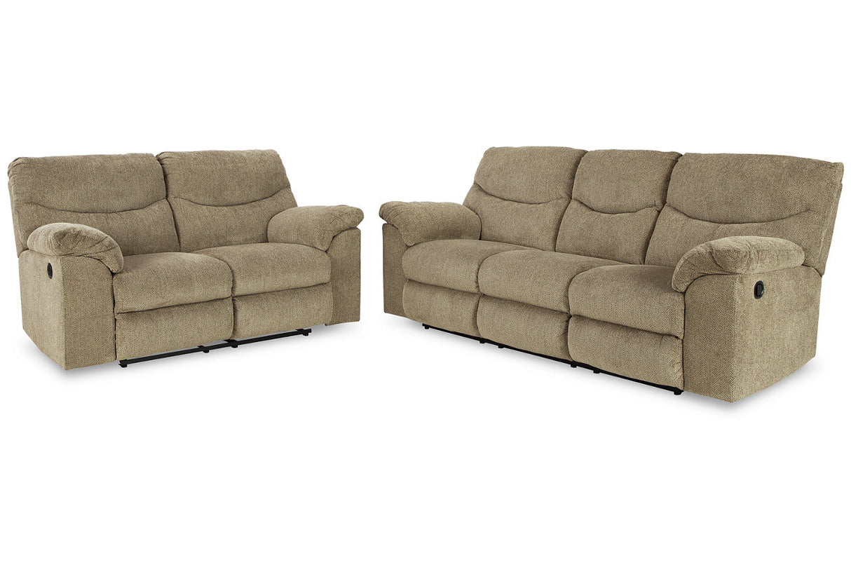 Alphons Briar Reclining Sofa and Loveseat from Ashley - Luna Furniture