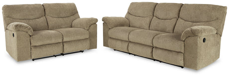 Alphons Briar Reclining Sofa and Loveseat from Ashley - Luna Furniture
