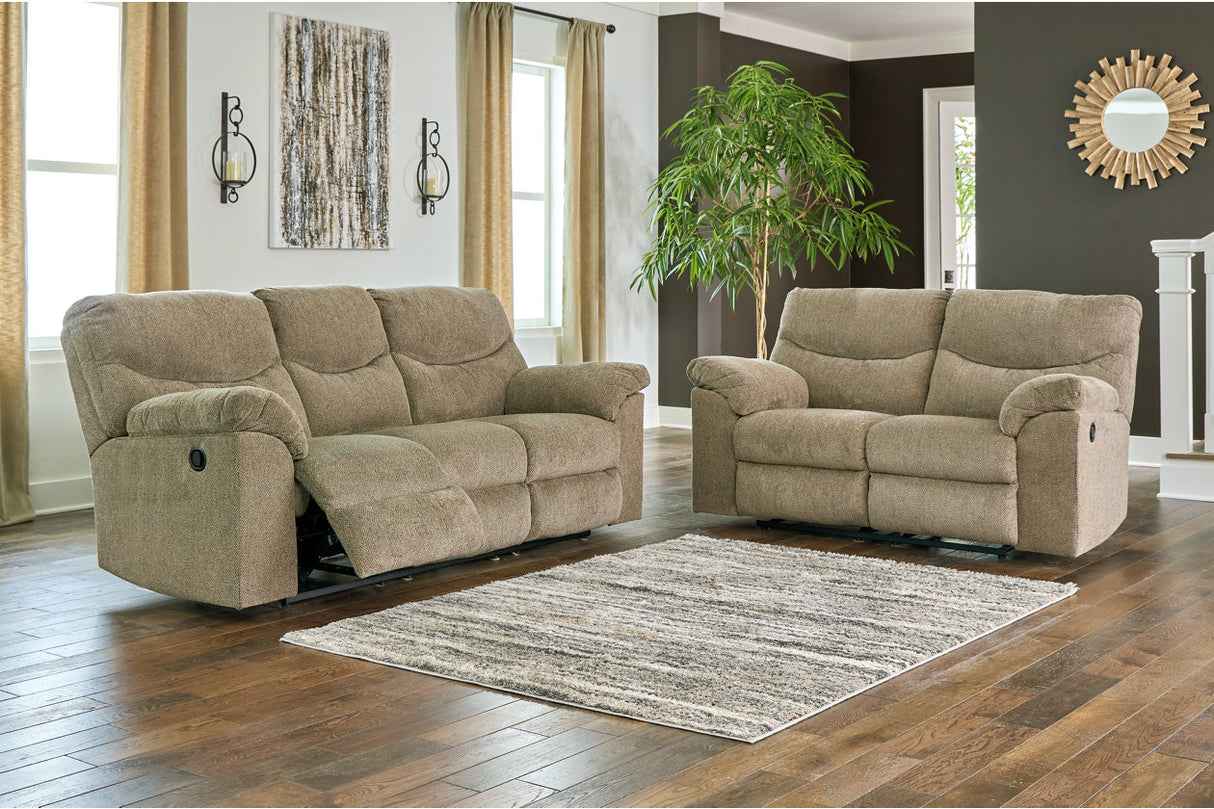 Alphons Briar Reclining Sofa and Loveseat from Ashley - Luna Furniture
