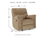 Alphons Briar Reclining Sofa, Loveseat and Recliner from Ashley - Luna Furniture