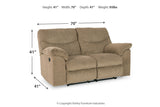Alphons Briar Reclining Sofa, Loveseat and Recliner from Ashley - Luna Furniture