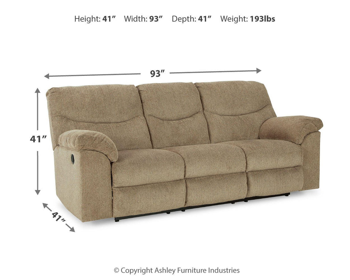 Alphons Briar Reclining Sofa from Ashley - Luna Furniture