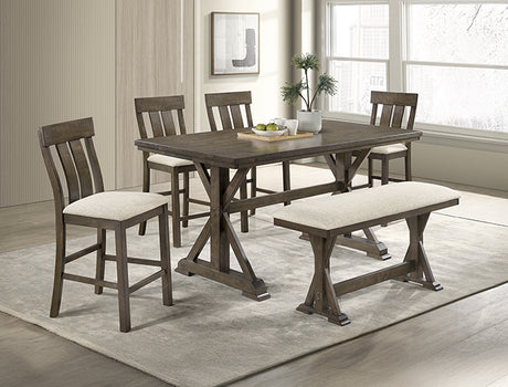 Lloyd Counter Height Chair, Set of 2 from Crown Mark - Luna Furniture