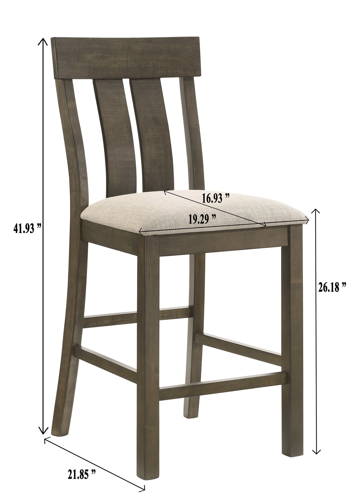 Lloyd Brown Rustic Counter Height Set
