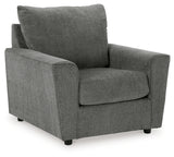 Stairatt Gravel Chair and Ottoman from Ashley Furniture - Luna Furniture