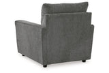 Stairatt Gravel Chair and Ottoman from Ashley - Luna Furniture