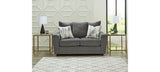 Stairatt Gravel Loveseat from Ashley - Luna Furniture