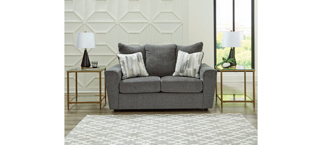 Stairatt Gravel Loveseat from Ashley - Luna Furniture