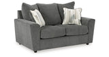 Stairatt Sofa, Loveseat, Chair and Ottoman in Gravel from Ashley Furniture - Luna Furniture