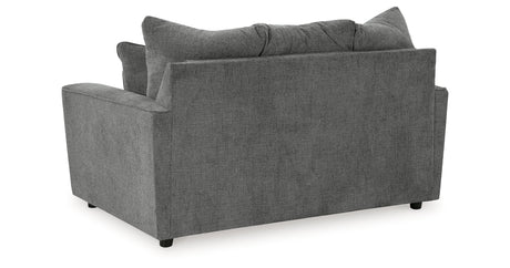 Stairatt Gravel Loveseat from Ashley - Luna Furniture