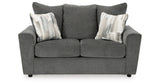 Stairatt Sofa, Loveseat, Chair and Ottoman in Gravel from Ashley Furniture - Luna Furniture