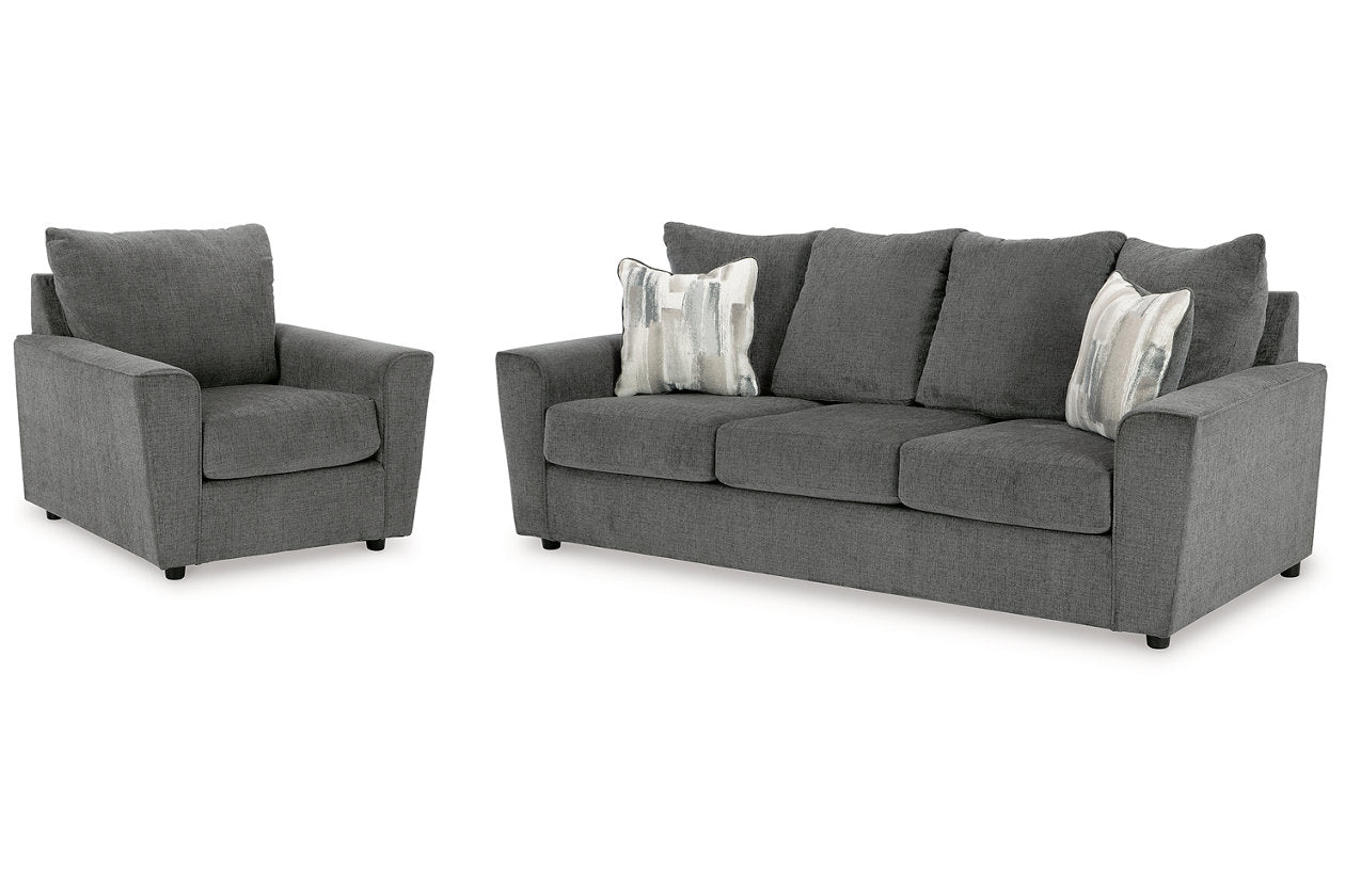 Stairatt Gravel Sofa and Chair from Ashley - Luna Furniture