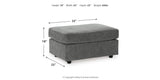 Stairatt Sofa, Loveseat, Chair and Ottoman in Gravel from Ashley Furniture - Luna Furniture