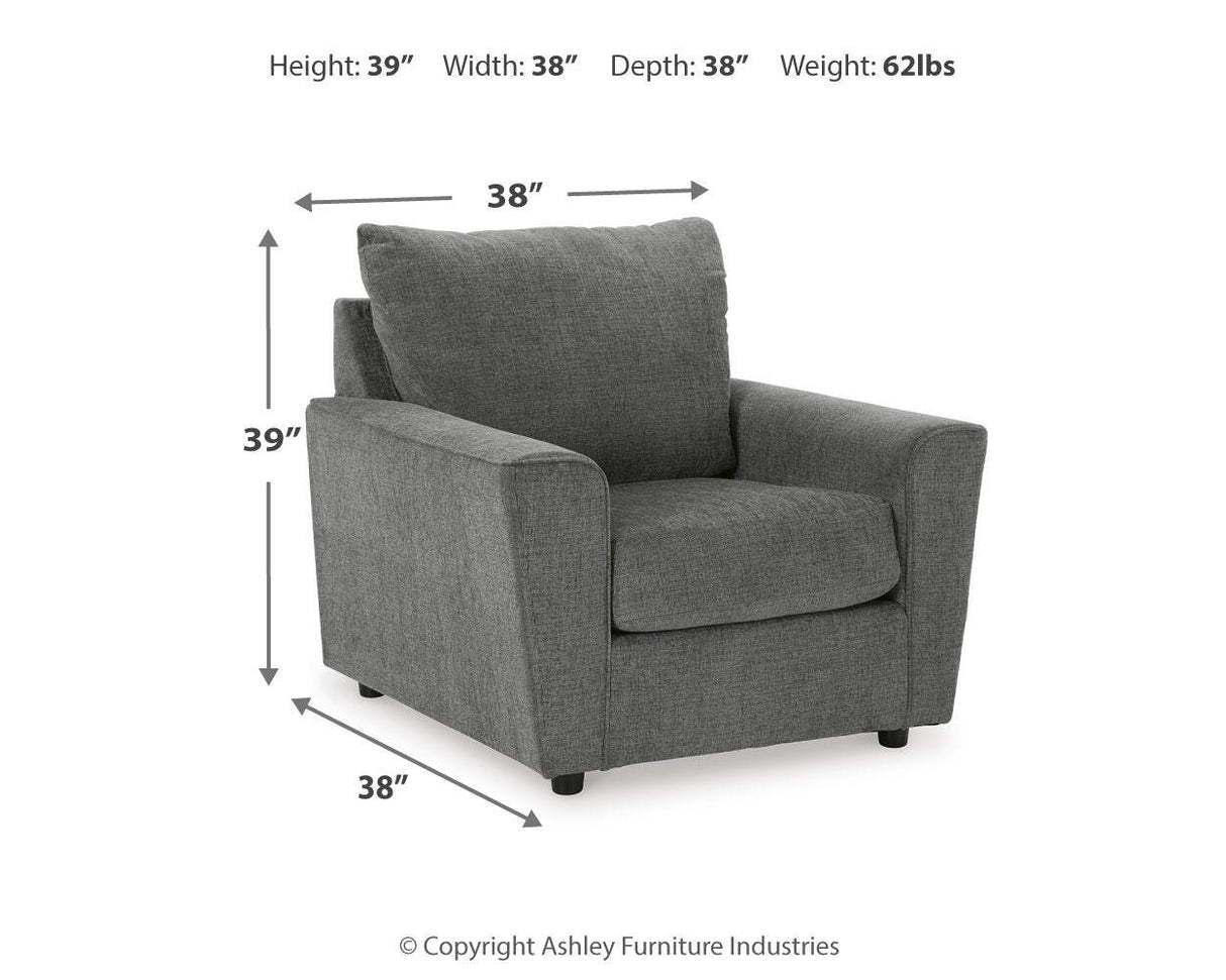 Stairatt Gravel Chair from Ashley - Luna Furniture