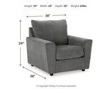 Stairatt Gravel Sofa and Chair from Ashley Furniture - Luna Furniture