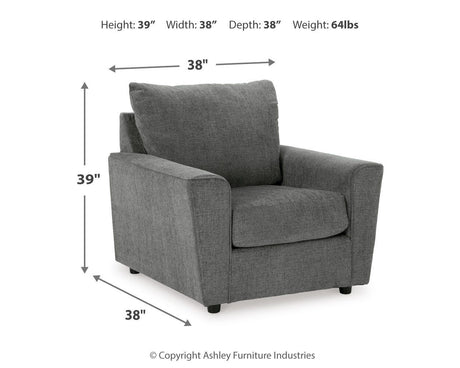 Stairatt Gravel Sofa and Chair from Ashley Furniture - Luna Furniture