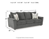 Stairatt Gravel Sofa from Ashley - Luna Furniture