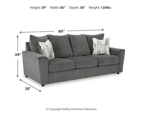 Stairatt Gravel Sofa from Ashley - Luna Furniture