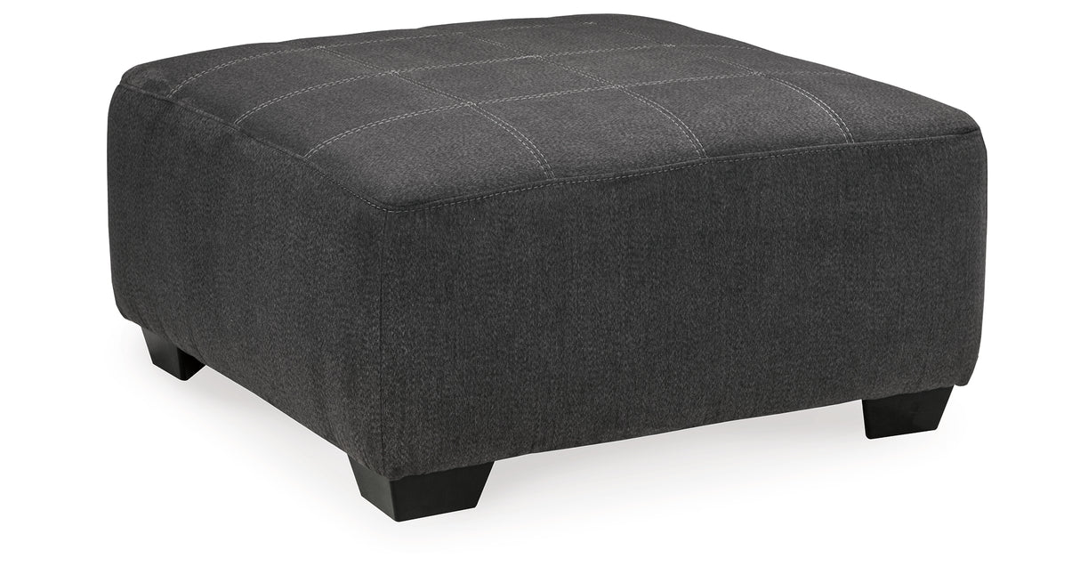 Ambee Slate Oversized Accent Ottoman from Ashley - Luna Furniture
