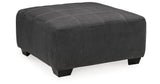 Ambee Slate 3-Piece Sectional with Ottoman from Ashley - Luna Furniture
