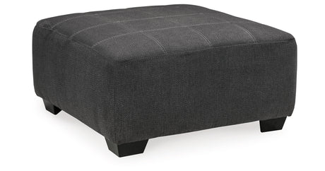Ambee Slate 3-Piece Sectional with Ottoman from Ashley - Luna Furniture