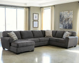 Ambee Slate 3-Piece LAF Chaise Sectional from Ashley - Luna Furniture
