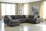 Ambee Slate 3-Piece Sectional with Chaise from Ashley - Luna Furniture