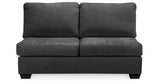 Ambee Slate 3-Piece Sectional with Ottoman from Ashley - Luna Furniture