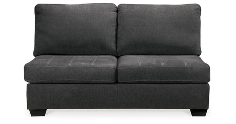 Ambee Slate 3-Piece Sectional with Ottoman from Ashley - Luna Furniture