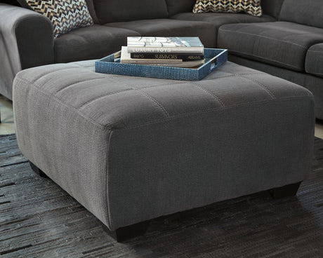 Ambee Slate Oversized Accent Ottoman from Ashley - Luna Furniture