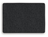 Jasmine Peaks Coal Ottoman from Ashley Furniture - Luna Furniture