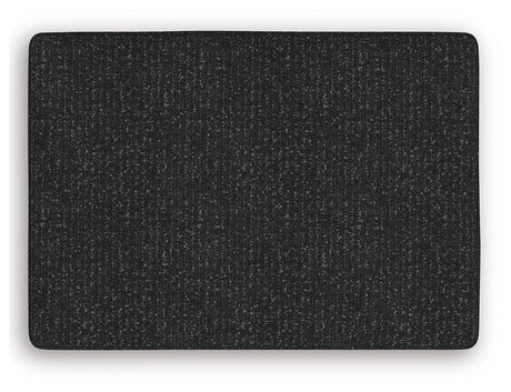 Jasmine Peaks Coal Ottoman from Ashley - Luna Furniture