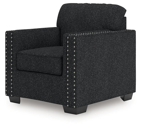 Jasmine Peaks Coal Chair from Ashley Furniture - Luna Furniture