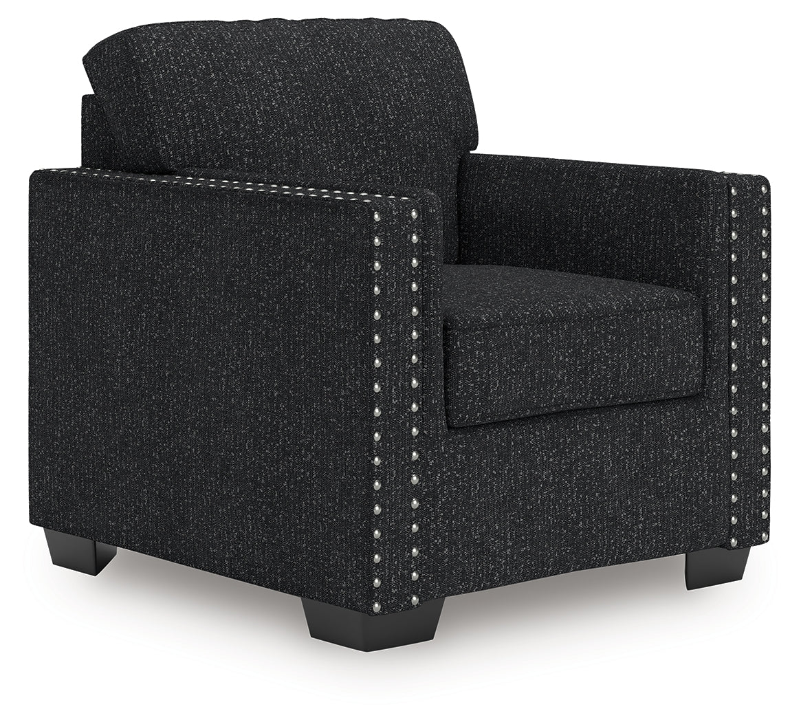 Jasmine Peaks Coal Chair from Ashley Furniture - Luna Furniture