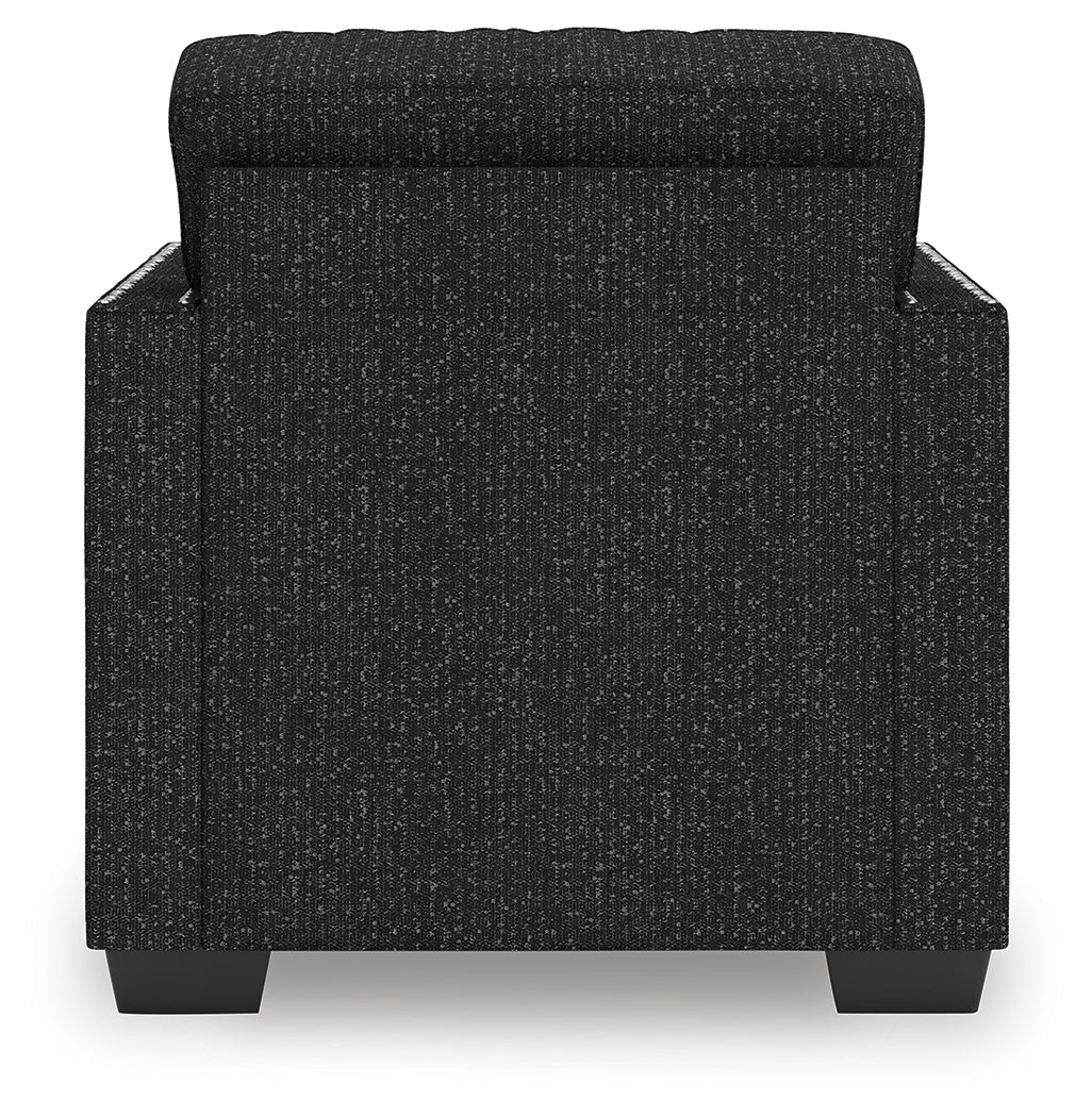 Jasmine Peaks Coal Chair from Ashley Furniture - Luna Furniture