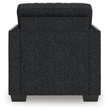 Jasmine Peaks Coal Chair from Ashley Furniture - Luna Furniture