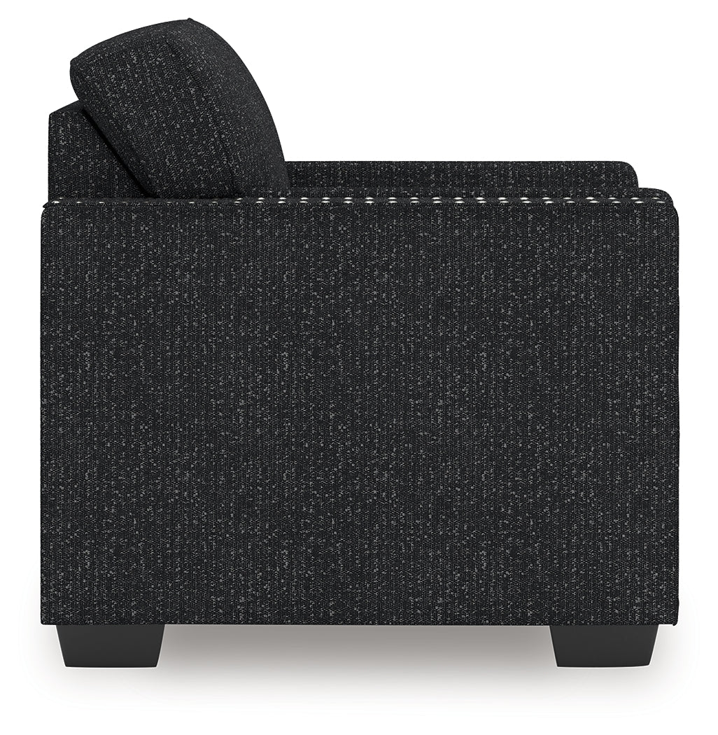 Jasmine Peaks Coal Chair from Ashley Furniture - Luna Furniture