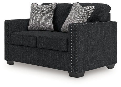 Jasmine Peaks Coal Sofa and Loveseat from Ashley Furniture - Luna Furniture