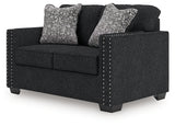 Jasmine Peaks Coal Loveseat from Ashley Furniture - Luna Furniture