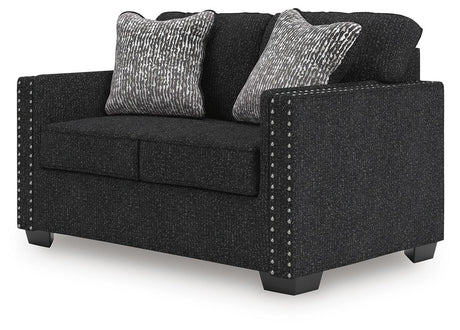Jasmine Peaks Coal Sofa and Loveseat from Ashley Furniture - Luna Furniture