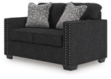 Jasmine Peaks Coal Loveseat from Ashley Furniture - Luna Furniture